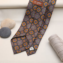 Load image into Gallery viewer, Printed Silk Mixed Pattern Tie