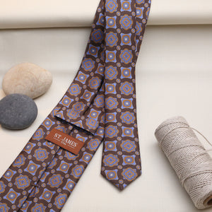 Printed Silk Mixed Pattern Tie
